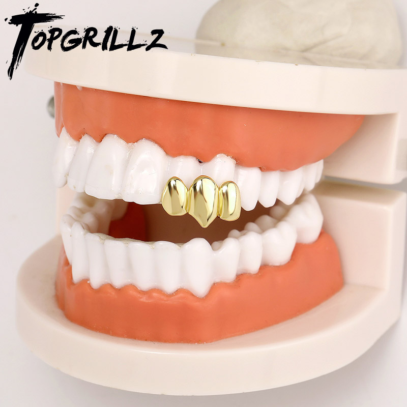 Body Jewelry Men - TOPGRILLZ Hip Hop Błyszczące Grillzy na