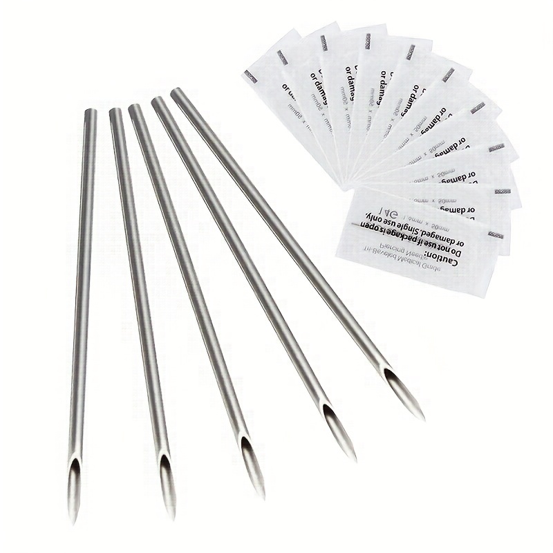 Body Jewelry Tool - Jednorazowe, sterylne igły do piercingu ciała