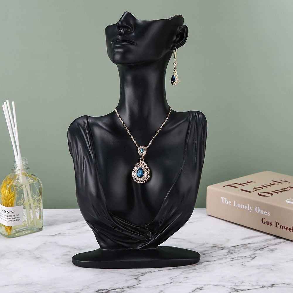 Body Jewelry Display - Stojak ekspozycyjny na naszyjniki, plastikowy manekin,