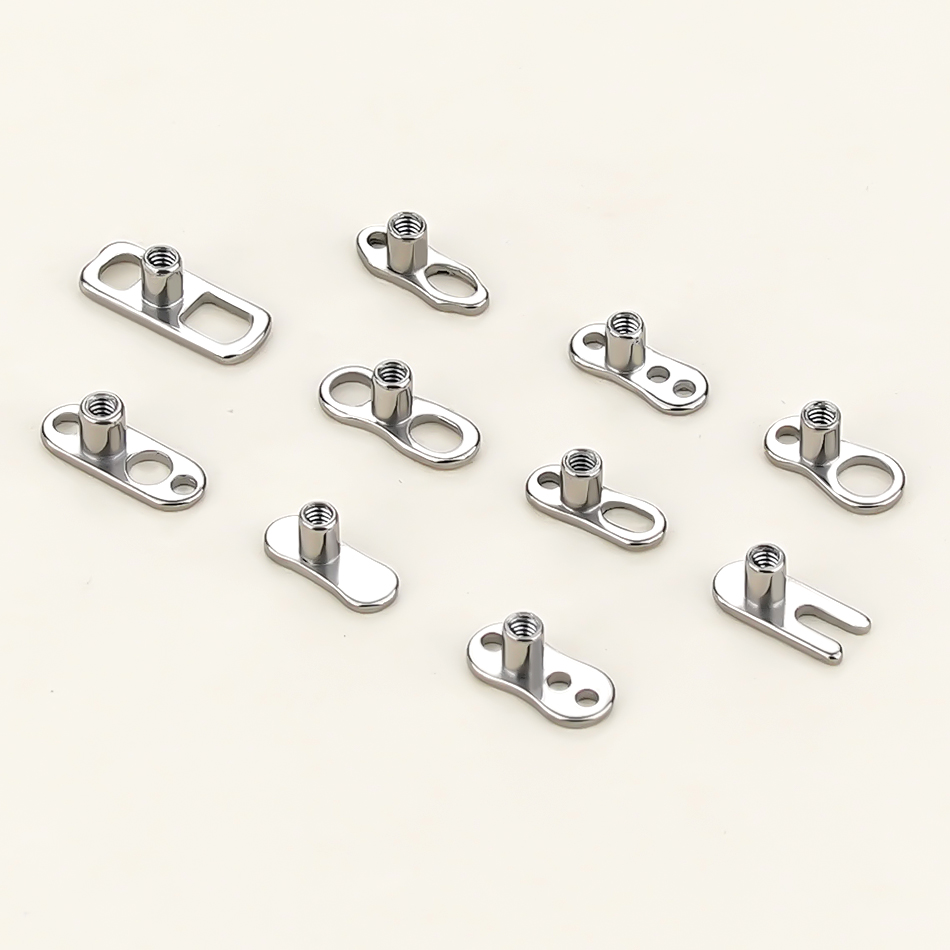 Body Jewelry Dermal - 5 szt./10 szt./50 szt. Tytanowa baza