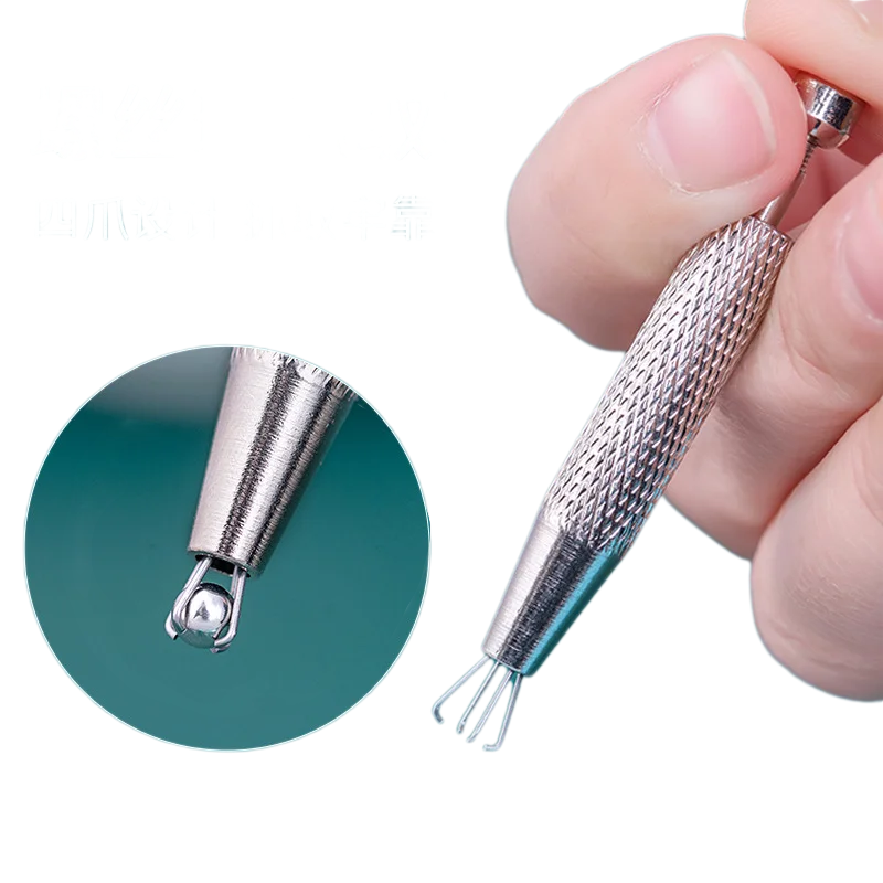 Body Jewelry Tool - Mini 4-gazowe koraliki do biżuterii Pęseta
