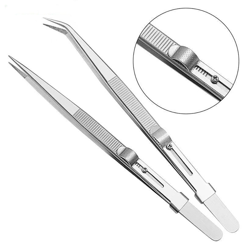 Body Jewelry Tool - Regulowane samozaciskowe pincety do wyrobu biżuterii