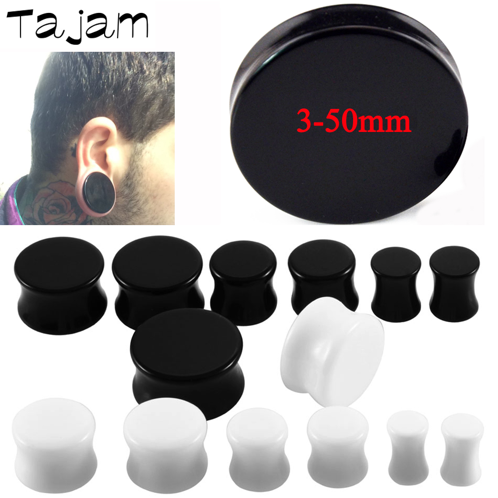 Body Jewelry Ear Gauges - 1 para 3mm-50mm duży rozmiar stałe