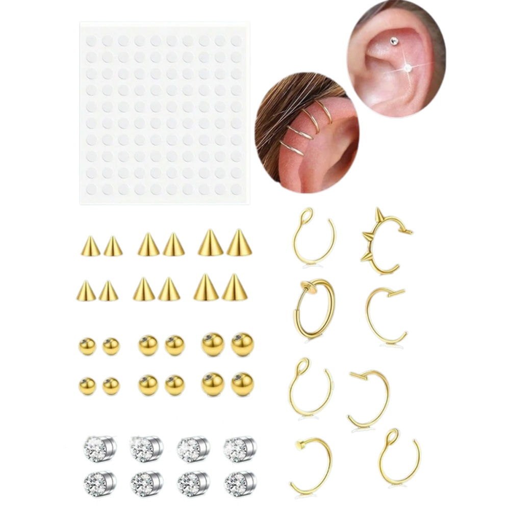 Body Jewelry Nose - Fałszywe kolczyki do nosa, fałszywy septum