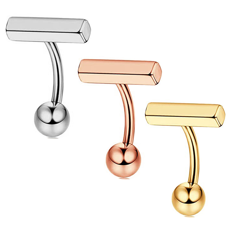 Body Jewelry Co - Seksowny zwisający pierścionek do pępka ze