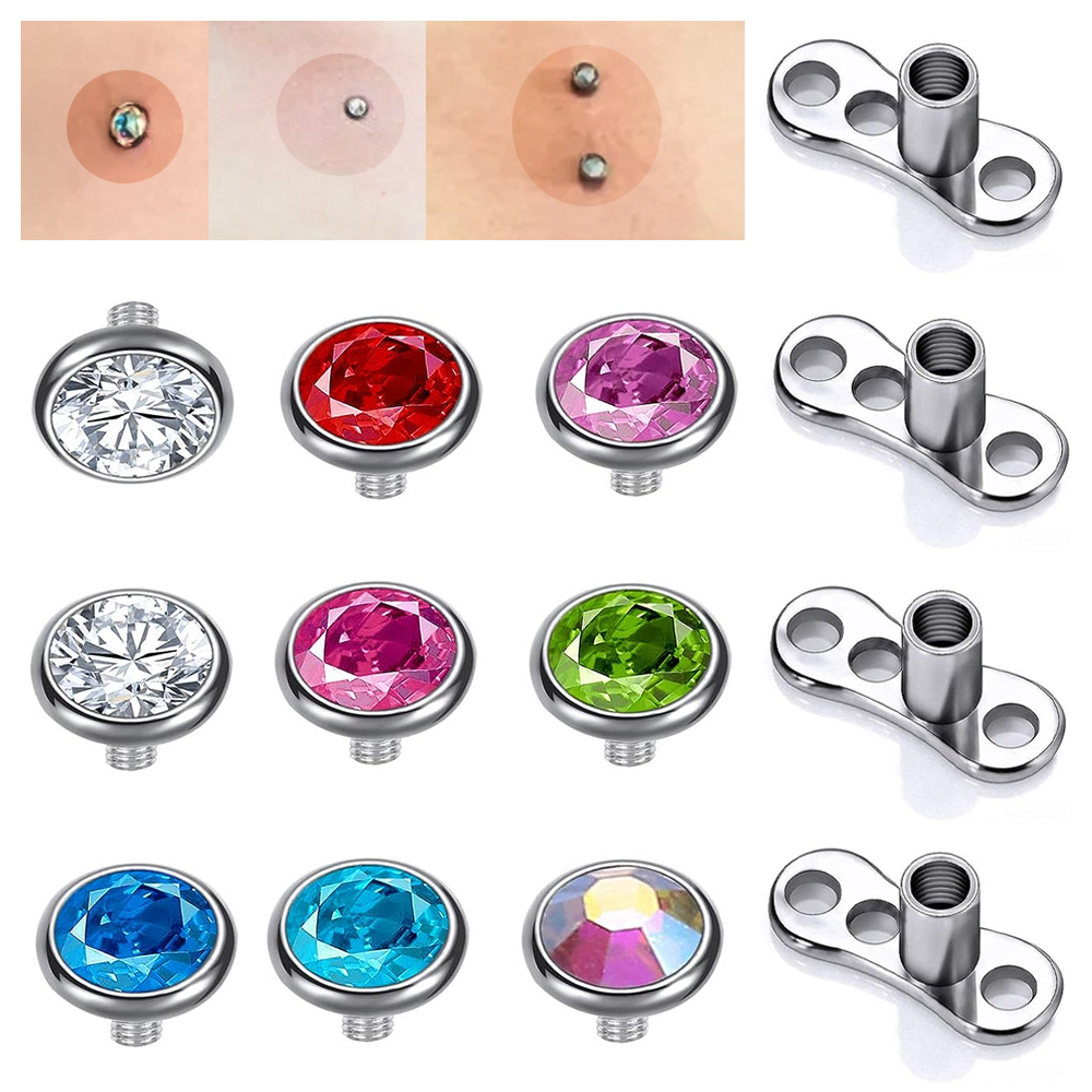 Body Jewelry Dermal - Piercing powierzchni ze stali chirurgicznej Dermal