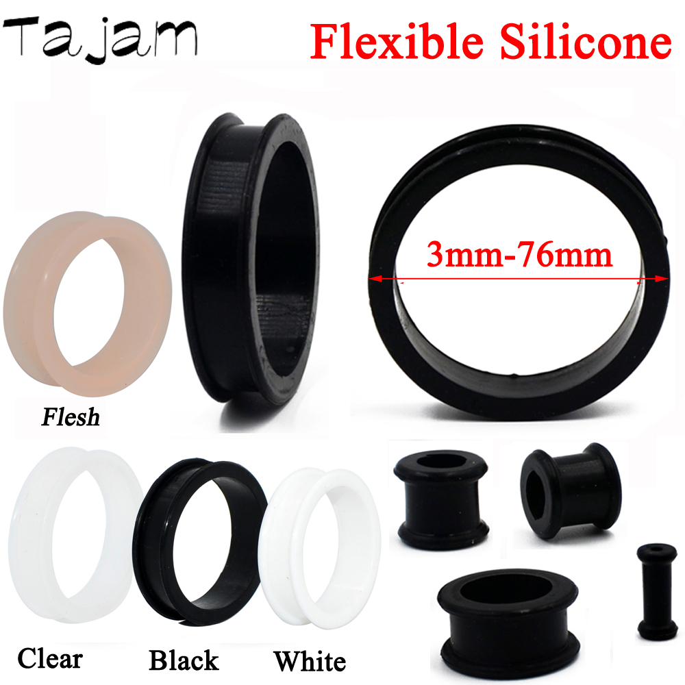 Body Jewelry Ear Gauges - 1 para 3mm-76mm duży rozmiar pusty