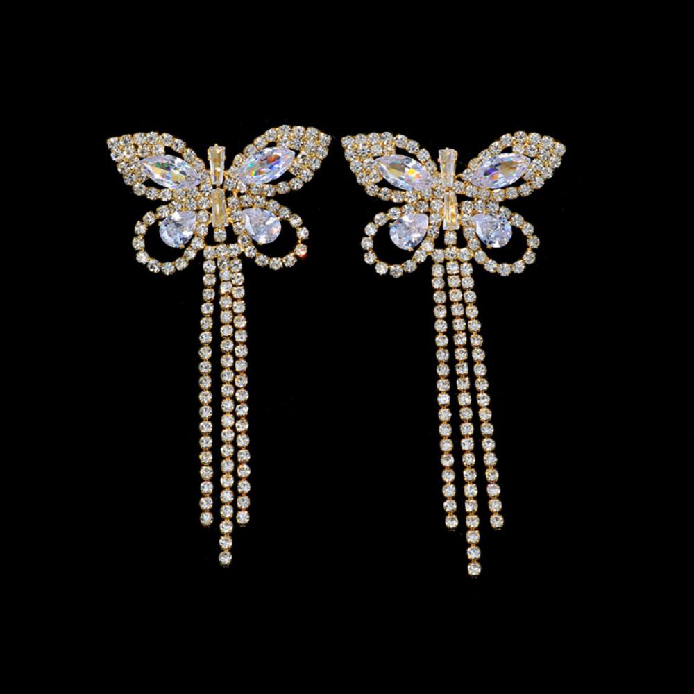 Seksowny Rhinestone motyl fręd – Body Jewelry Nipple Chain recenzja i cena