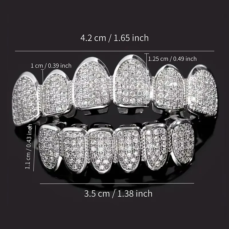Punk Hip Hop - Unisex Srebrna/ – Body Jewelry Tool recenzja i cena