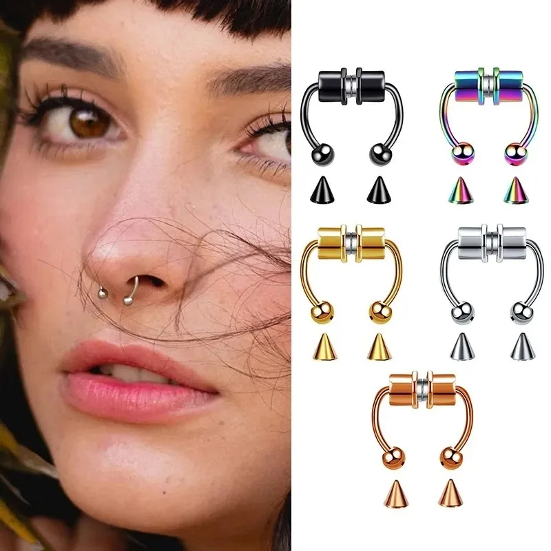 1/2/3 szt. Sztuczne magnetyczn – Body Jewelry Nose recenzja i cena