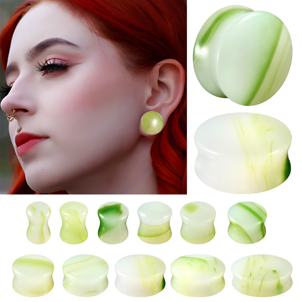 1/2/22 SZT. Szklane i Kamienne – Body Jewelry Ear Gauges recenzja i cena