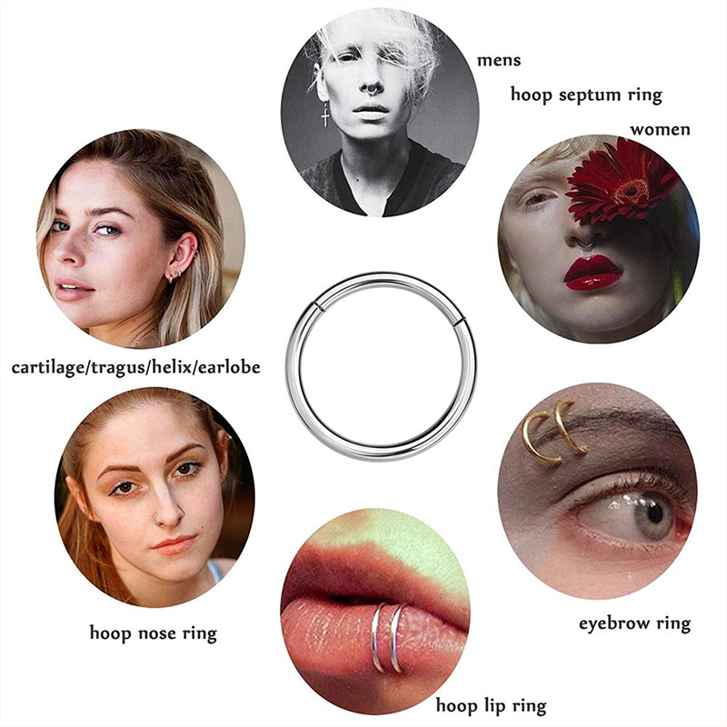 Kolczyk typu clicker ze stali  – Body Jewelry Nose recenzja i cena