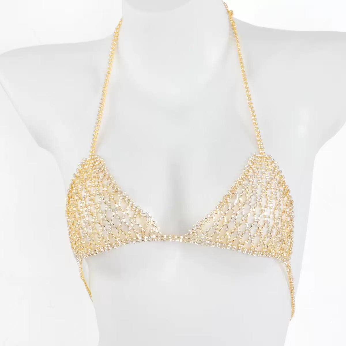Modny, błyszczący łańcuszek na – Body Jewelry Chest recenzja i cena
