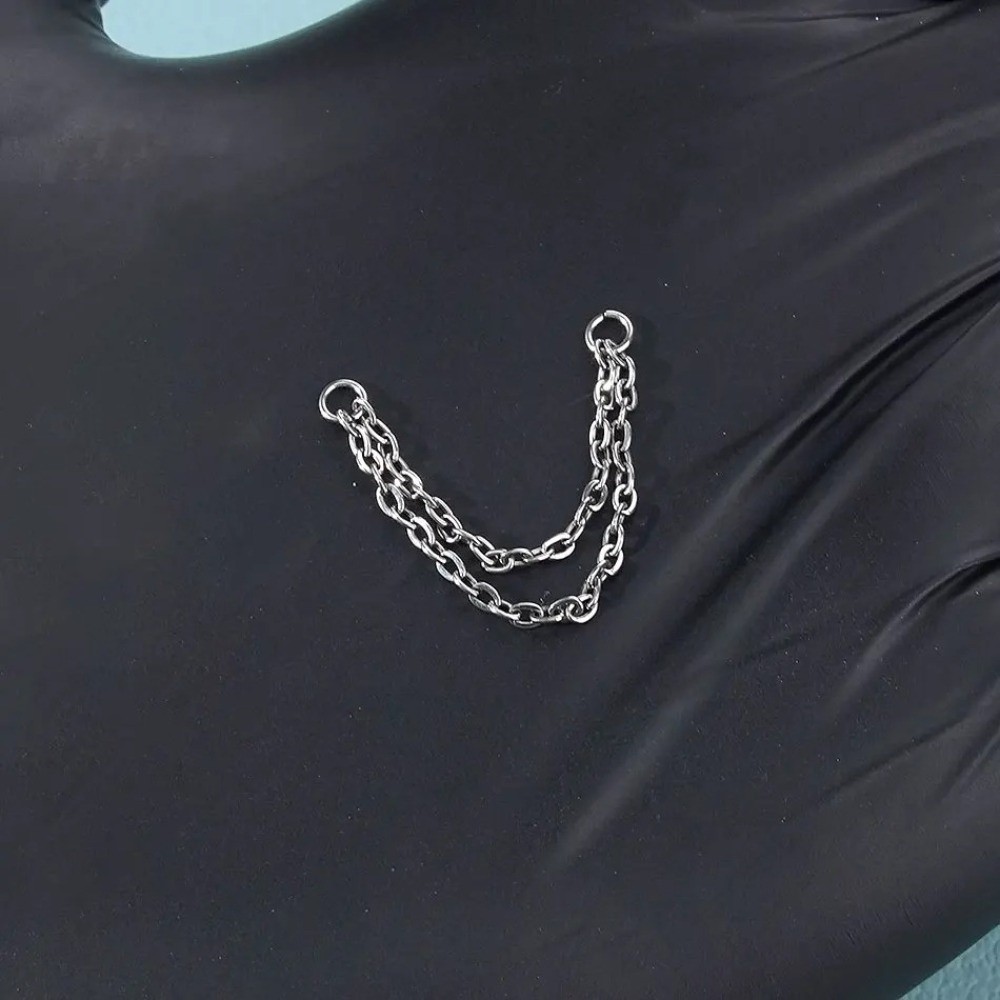 Tytanowy łańcuszek do nosa, tr – Body Jewelry Nose recenzja i cena