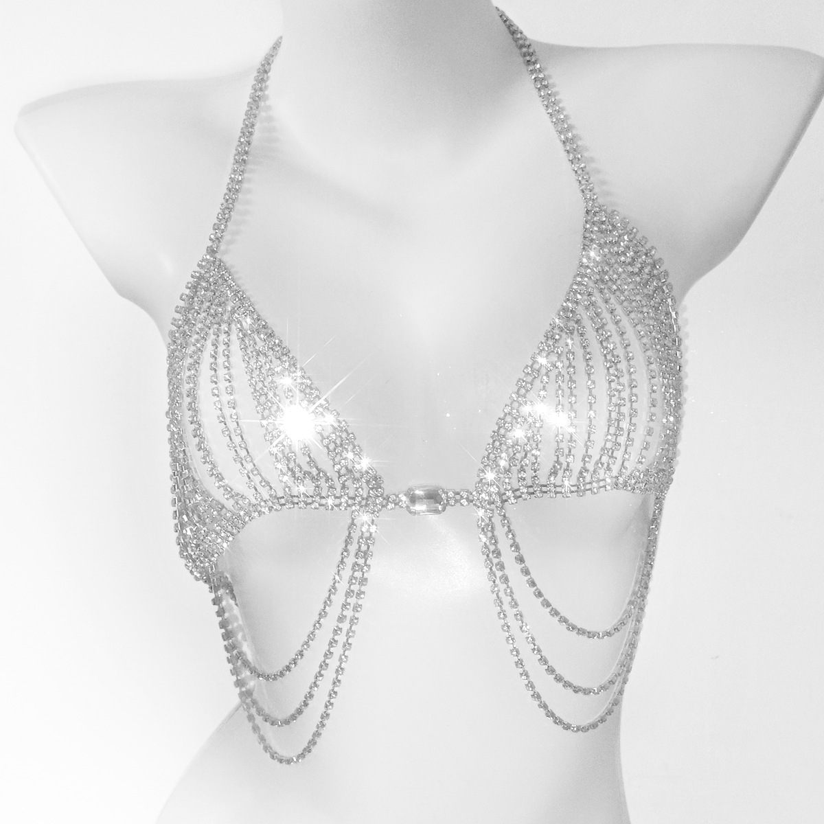 Modne frędzle seksowne biuston – Body Jewelry Retainers recenzja i cena