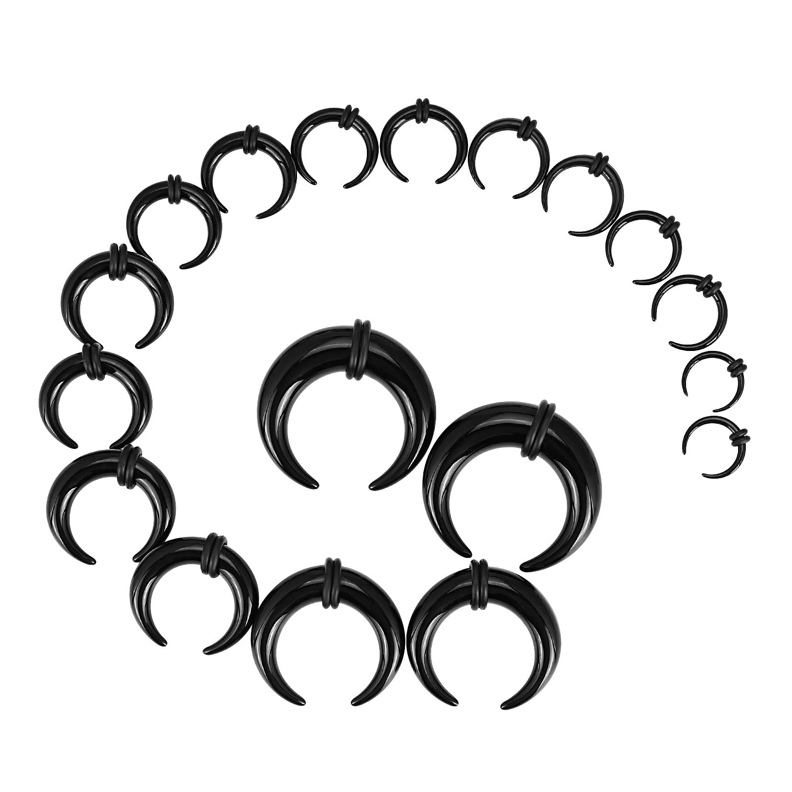 18 sztuk akrylowe przegrody Pi – Body Jewelry Ear Gauges recenzja i cena