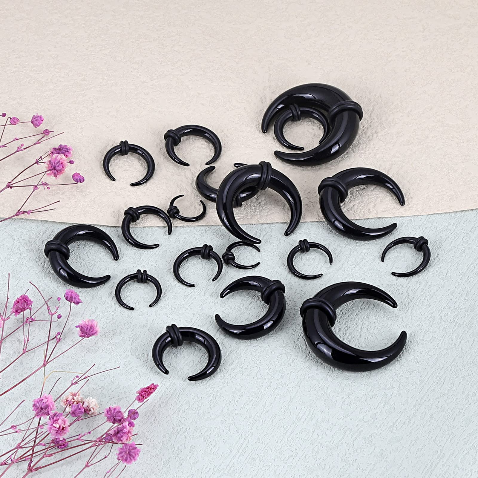 18 sztuk akrylowe przegrody Pi – Body Jewelry Ear Gauges recenzja i cena
