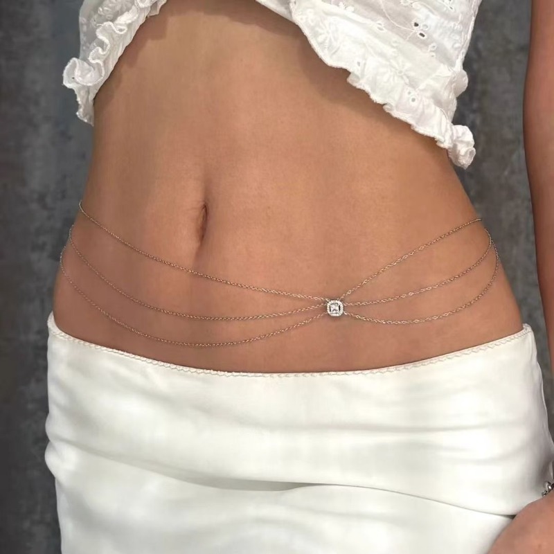 Letni, metalowy łańcuszek na t – Body Jewelry Online recenzja i cena