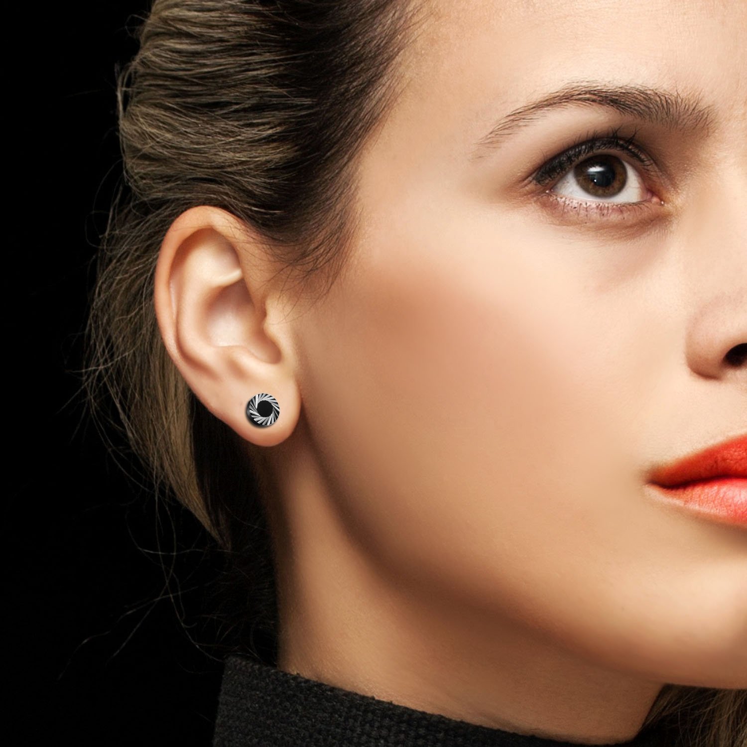 2 sztuk/6 sztuk czarne stal ni – Body Jewelry Ear Gauges recenzja i cena