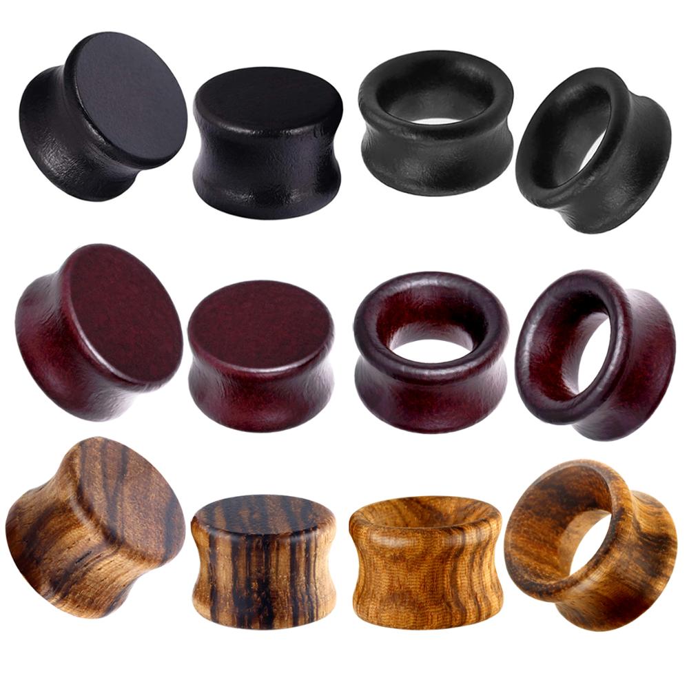 JUNLOWPY 2g 0g 00g Wood Flesh  – Body Jewelry Ear Gauges recenzja i cena