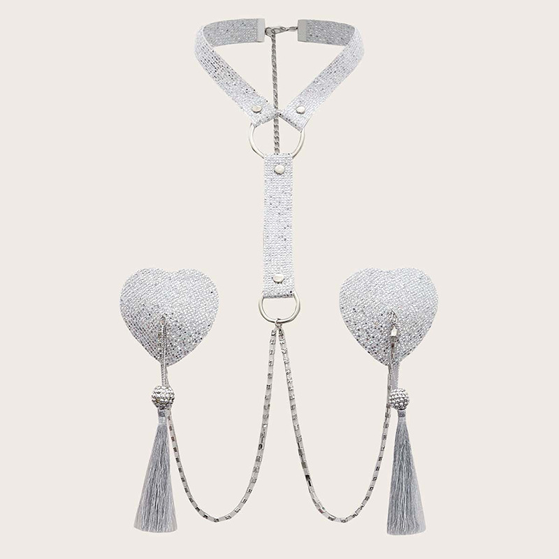 Łańcuszek na piersi z frędzlam – Body Jewelry Nipple Chain recenzja i cena