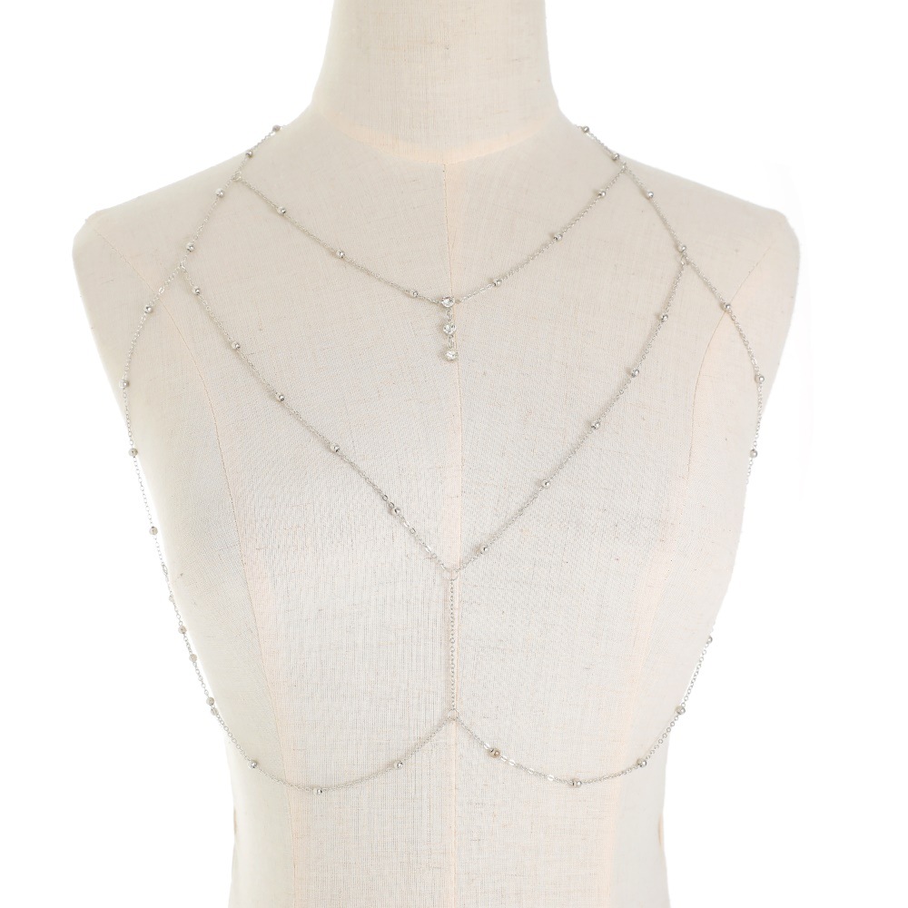 Sexy Crystal Chest Chain Harne – Body Jewelry Chest recenzja i cena
