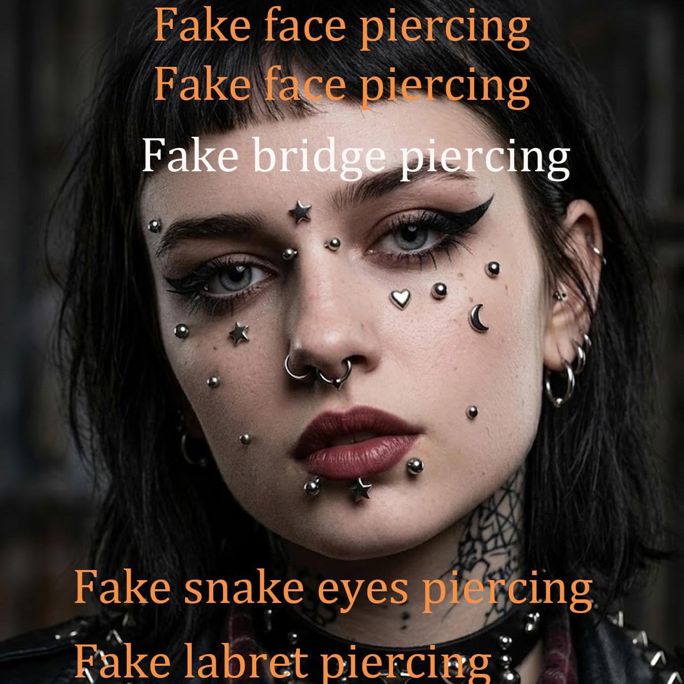 Sztuczne kolczyki, naklejane k – Body Jewelry Nose recenzja i cena