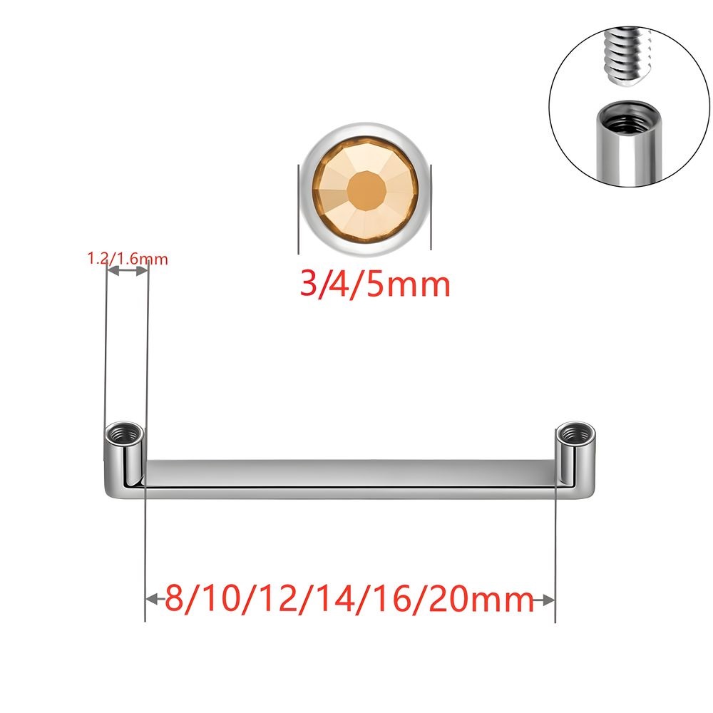 ASTM F136 Tytanowy Pierścień d – Body Jewelry Dermal recenzja i cena