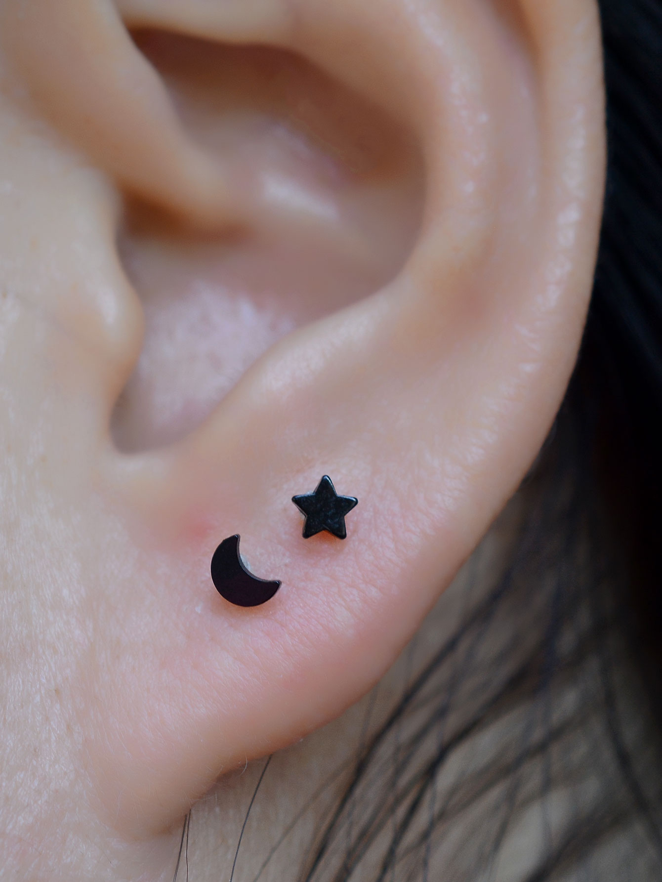 16G Piercing Titanium Steel In – Flat Back Labret Stud recenzja i cena