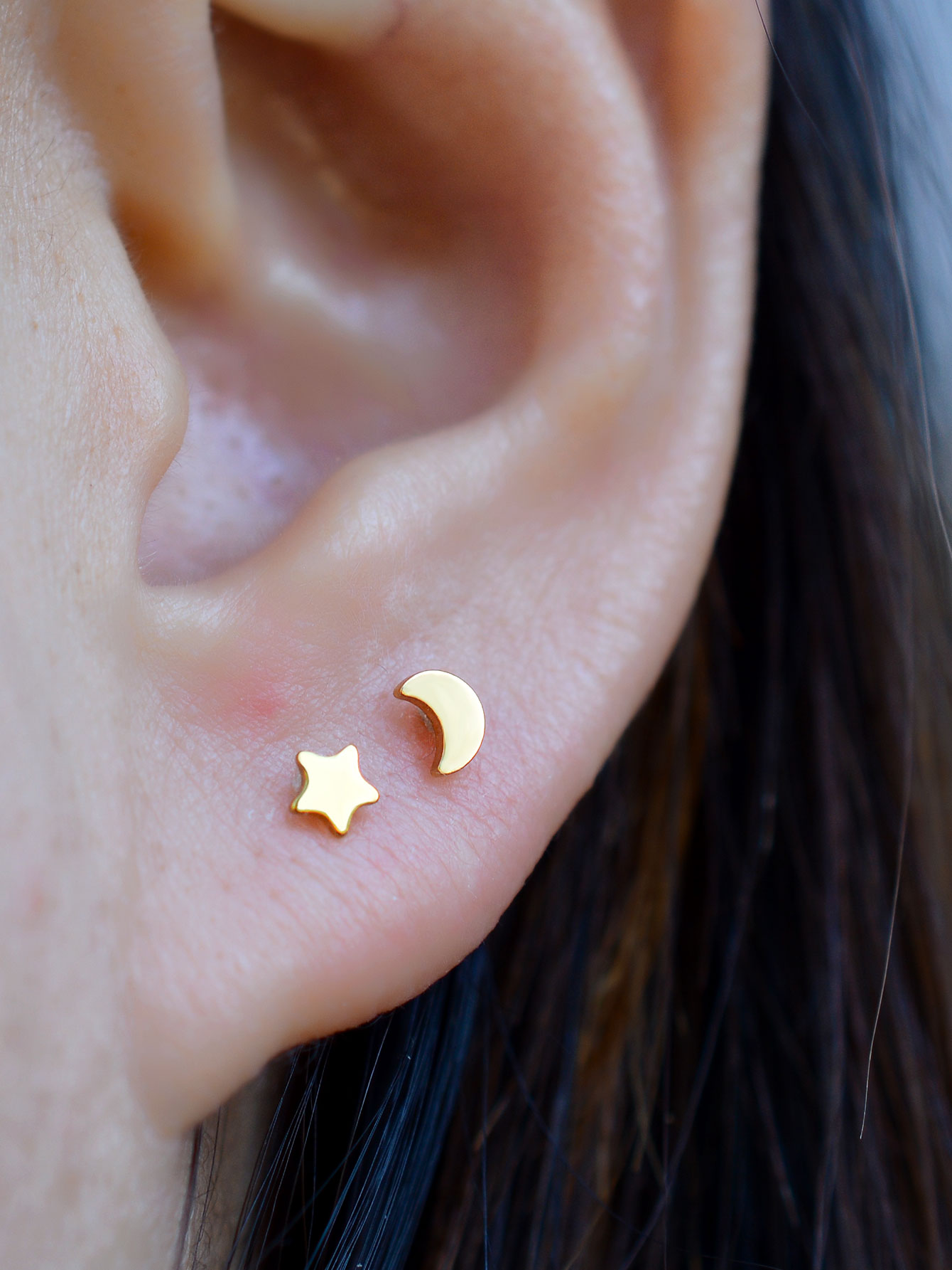 16G Piercing Titanium Steel In – Flat Back Labret Stud recenzja i cena