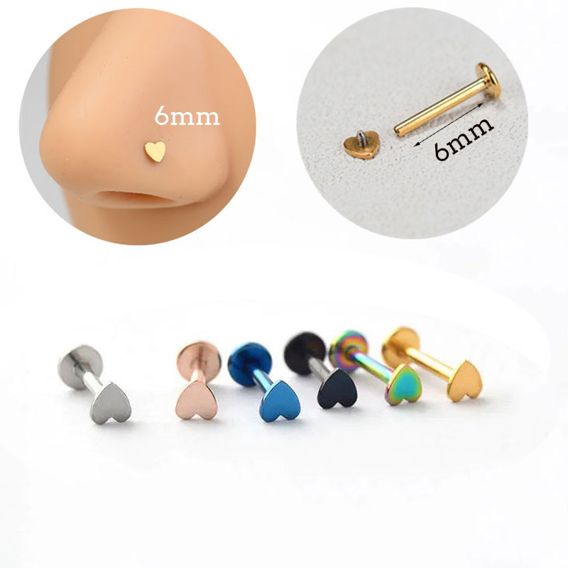 16G Piercing Titanium Steel In – Flat Back Labret Stud recenzja i cena