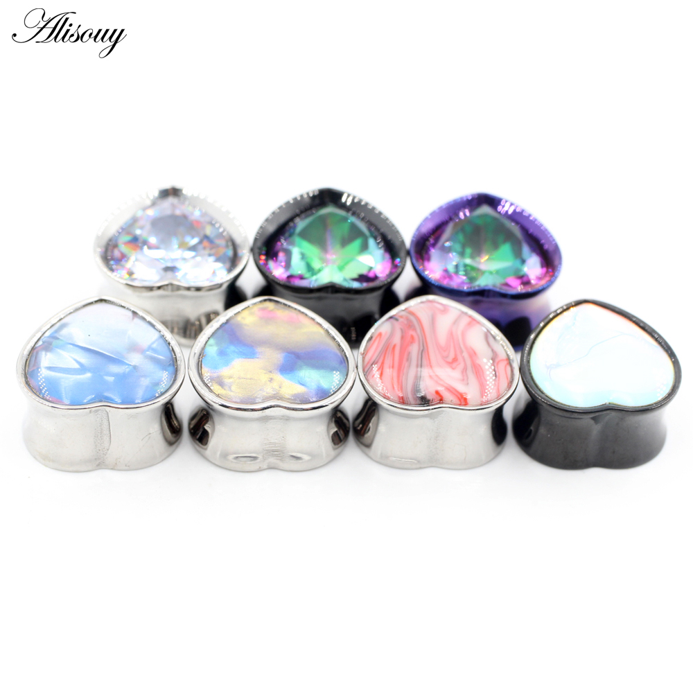 Alisouy 1 szt. 8-25mm Stal Nie – Body Jewelry Ear Gauges recenzja i cena