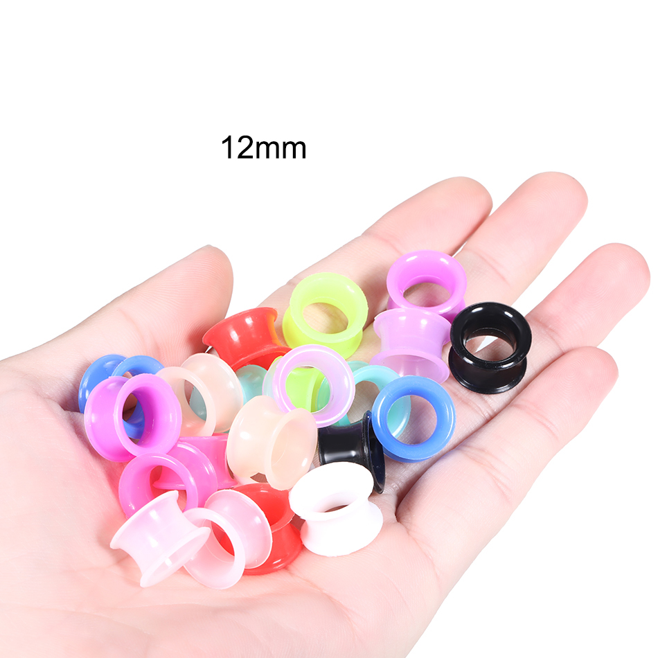 24 szt. Silikonowe rozpychacze – Body Jewelry Ear Gauges recenzja i cena