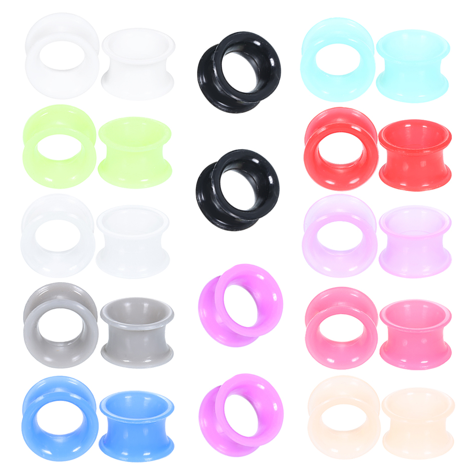 24 szt. Silikonowe rozpychacze – Body Jewelry Ear Gauges recenzja i cena
