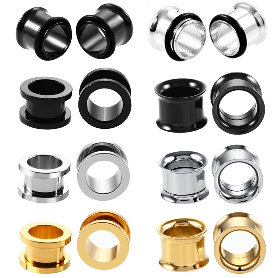 1 para zatyczki do uszu ze sta – Body Jewelry Ear Gauges recenzja i cena
