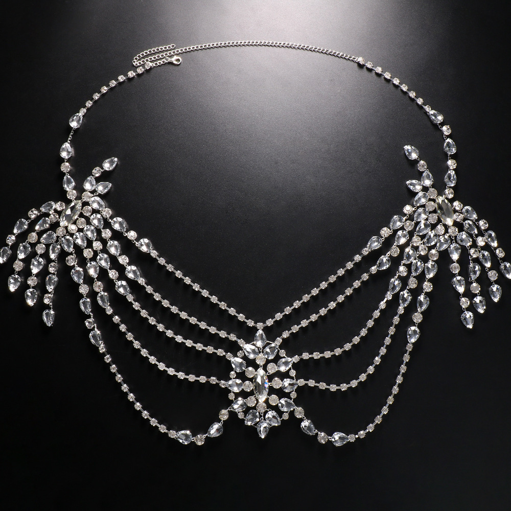 Boho kryształowy ślubny łańcus – Body Jewelry Retainers recenzja i cena