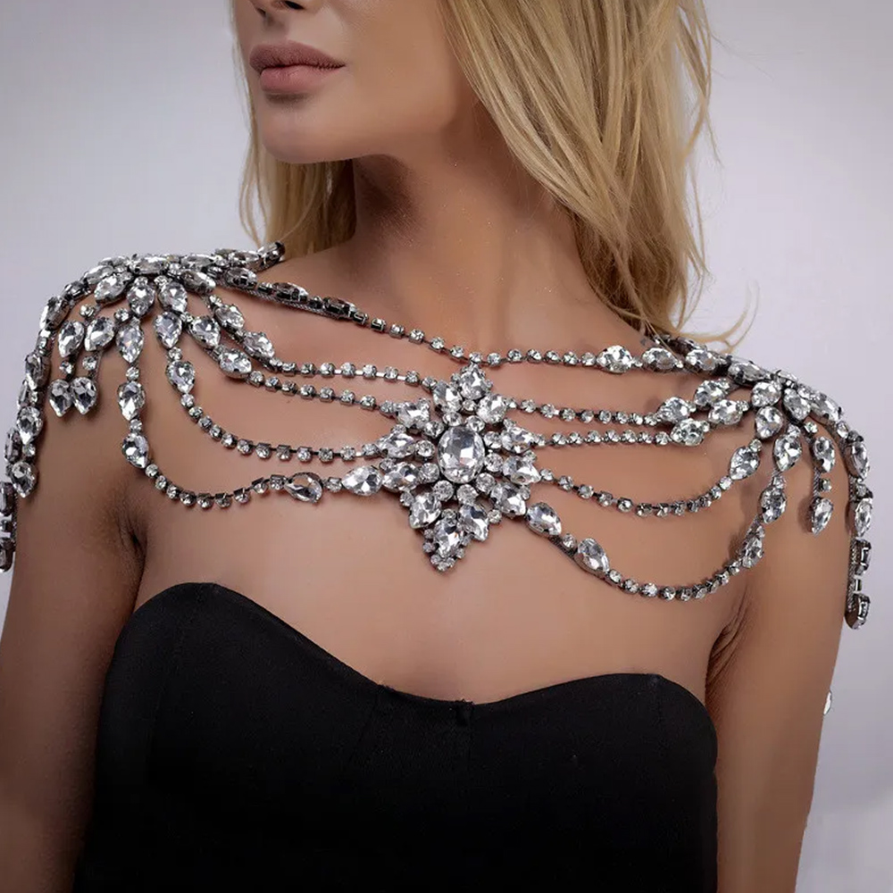 Boho kryształowy ślubny łańcus – Body Jewelry Retainers recenzja i cena