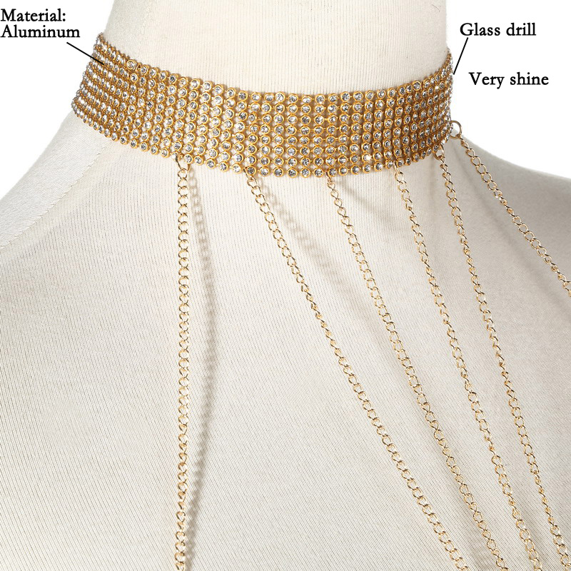 Łańcuszek do ciała w kolorze z – Body Jewelry Chest recenzja i cena