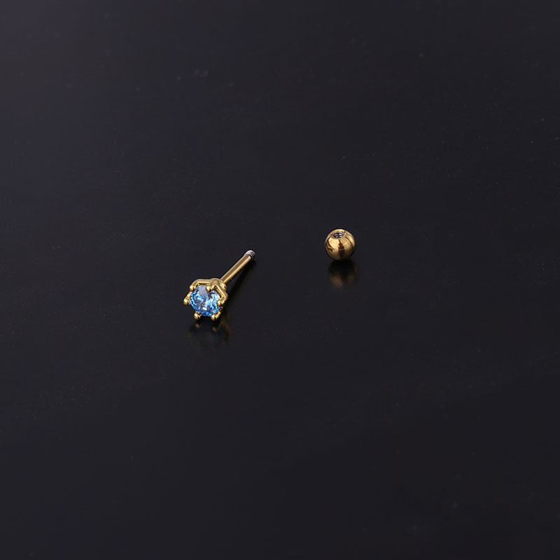Kryształ CZ, płaski, z kryszta – Flat Back Labret Stud recenzja i cena