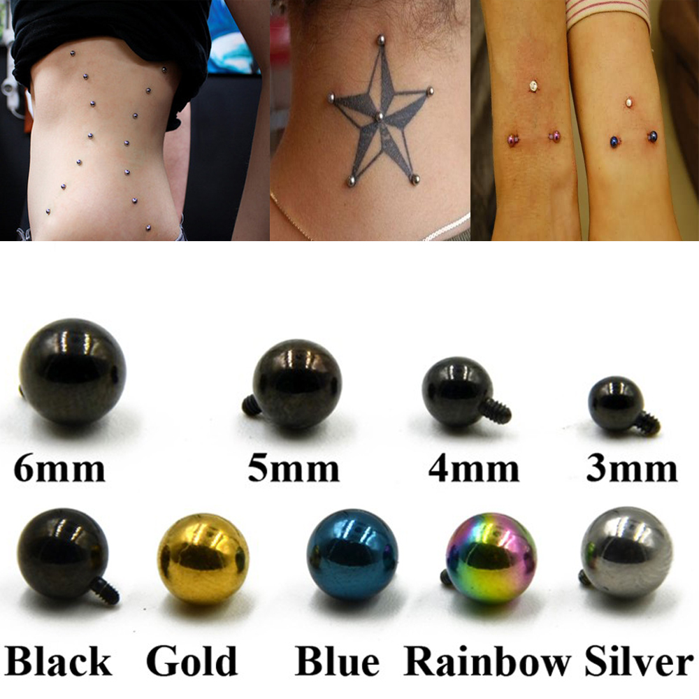 1 szt. Stal chirurgiczna Micro – Body Jewelry Dermal recenzja i cena