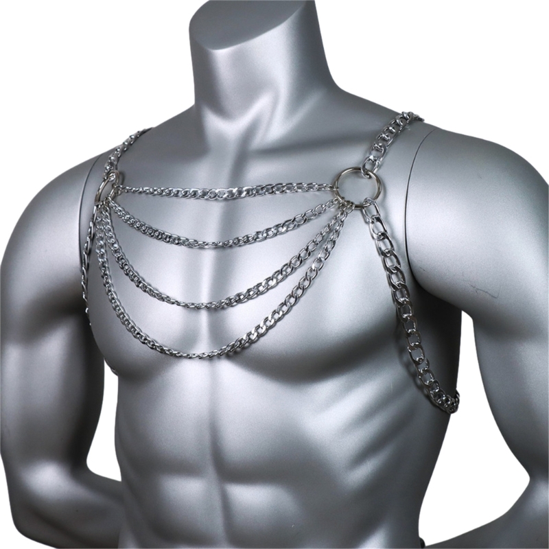 Męski seksowny metalowy łańcus – Body Jewelry Retainers recenzja i cena