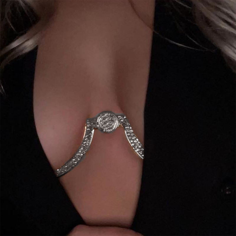 Stonefans cyrkon motyl z zawie – Body Jewelry Retainers recenzja i cena