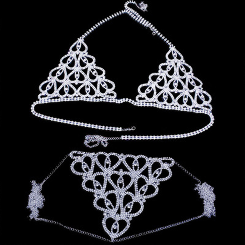 Moda Rhinestone Heart biustono – Body Jewelry Retainers recenzja i cena