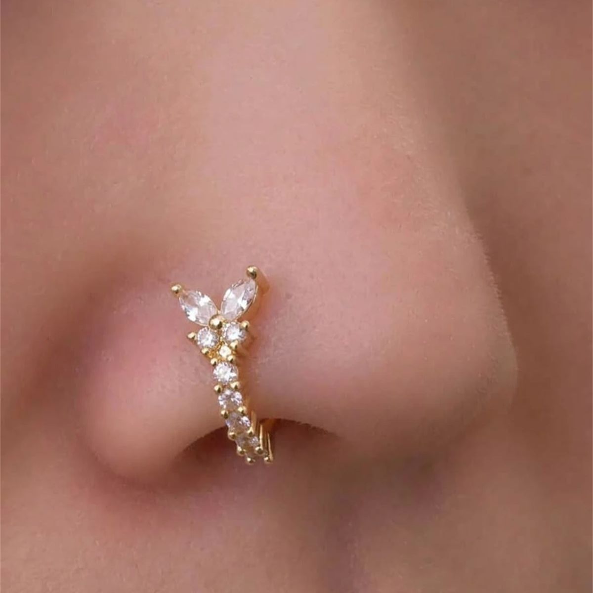 1 szt. Klips do nosa w kształc – Body Jewelry Nose recenzja i cena
