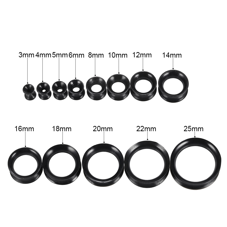 30 sztuk/partia silikonowe ela – Body Jewelry Ear Gauges recenzja i cena