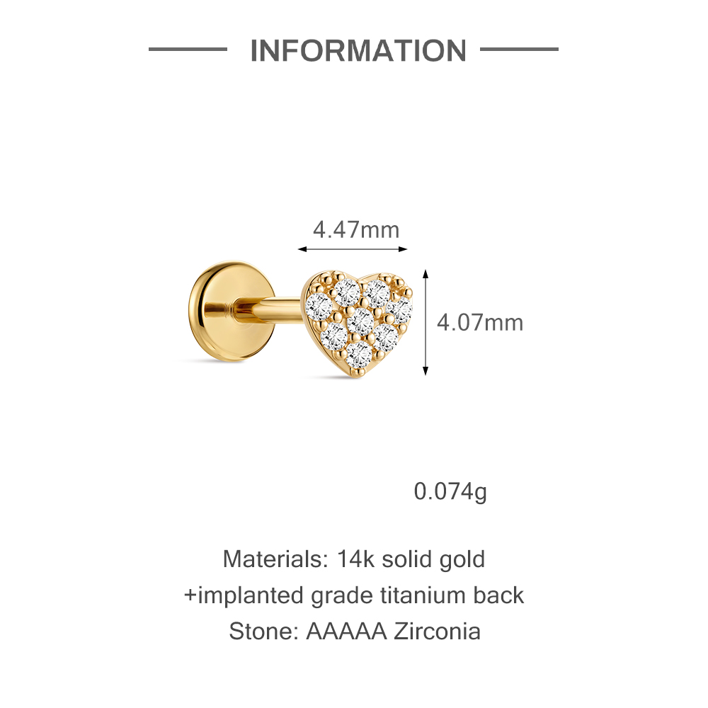 CANNER Kolczyk do chrząstki w  – Flat Back Labret Stud recenzja i cena