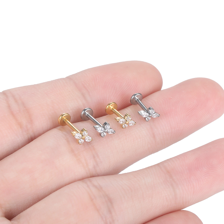 1 szt. Tytanowy Labret G23 do  – Flat Back Labret Stud recenzja i cena