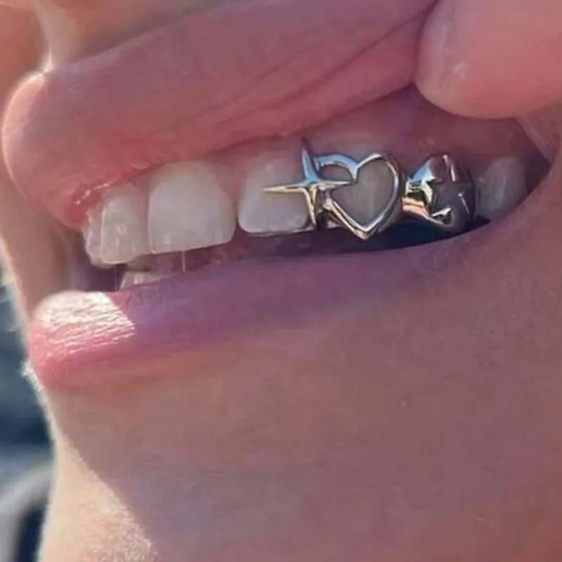 Punk Hip Hop Hollow Heart Teet – Body Jewelry Men recenzja i cena