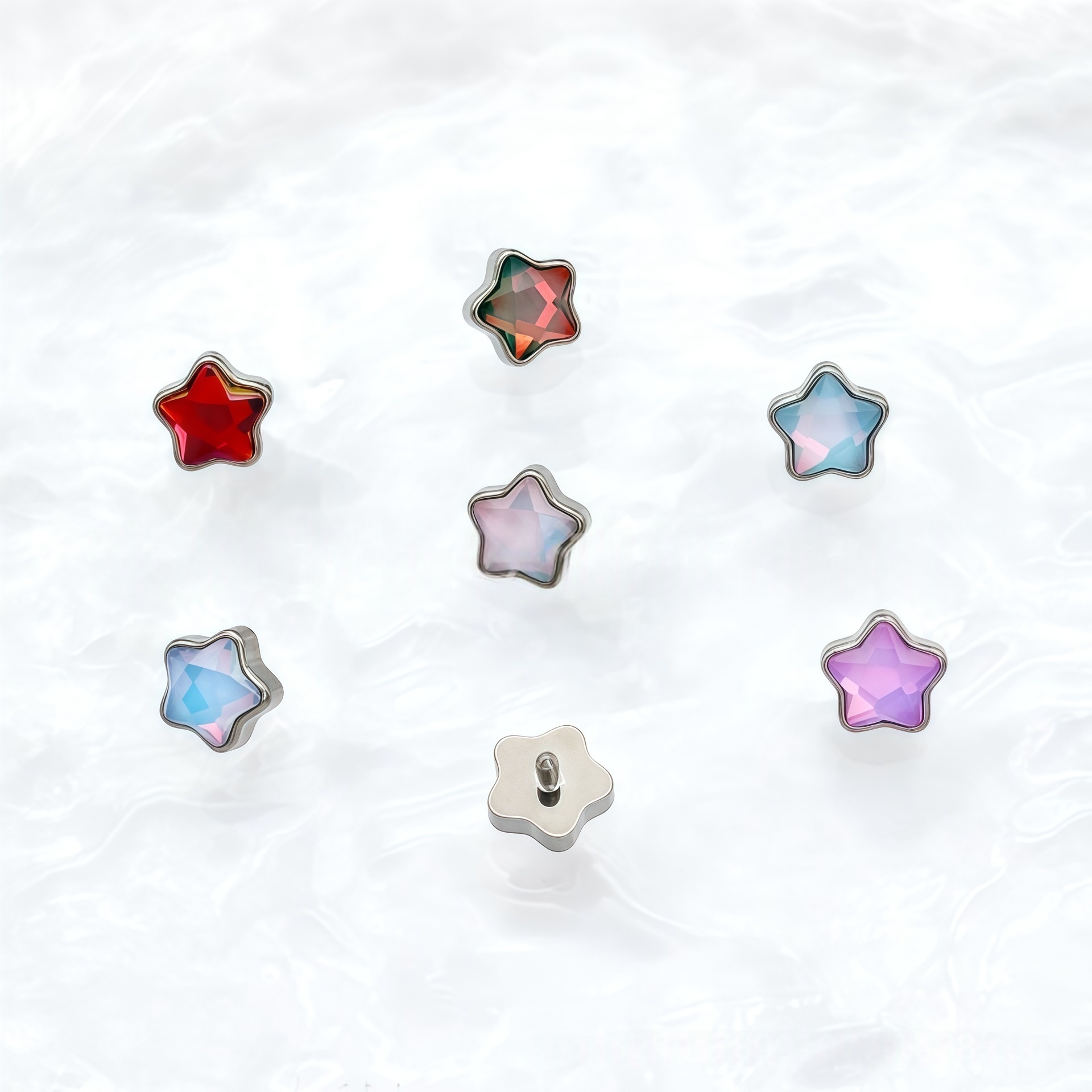 Kolczyki do chrząstki G23 16G  – Flat Back Labret Stud recenzja i cena