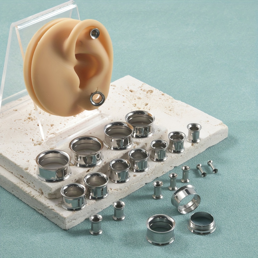 1 para/12 par zestaw zatyczek  – Body Jewelry Ear Gauges recenzja i cena